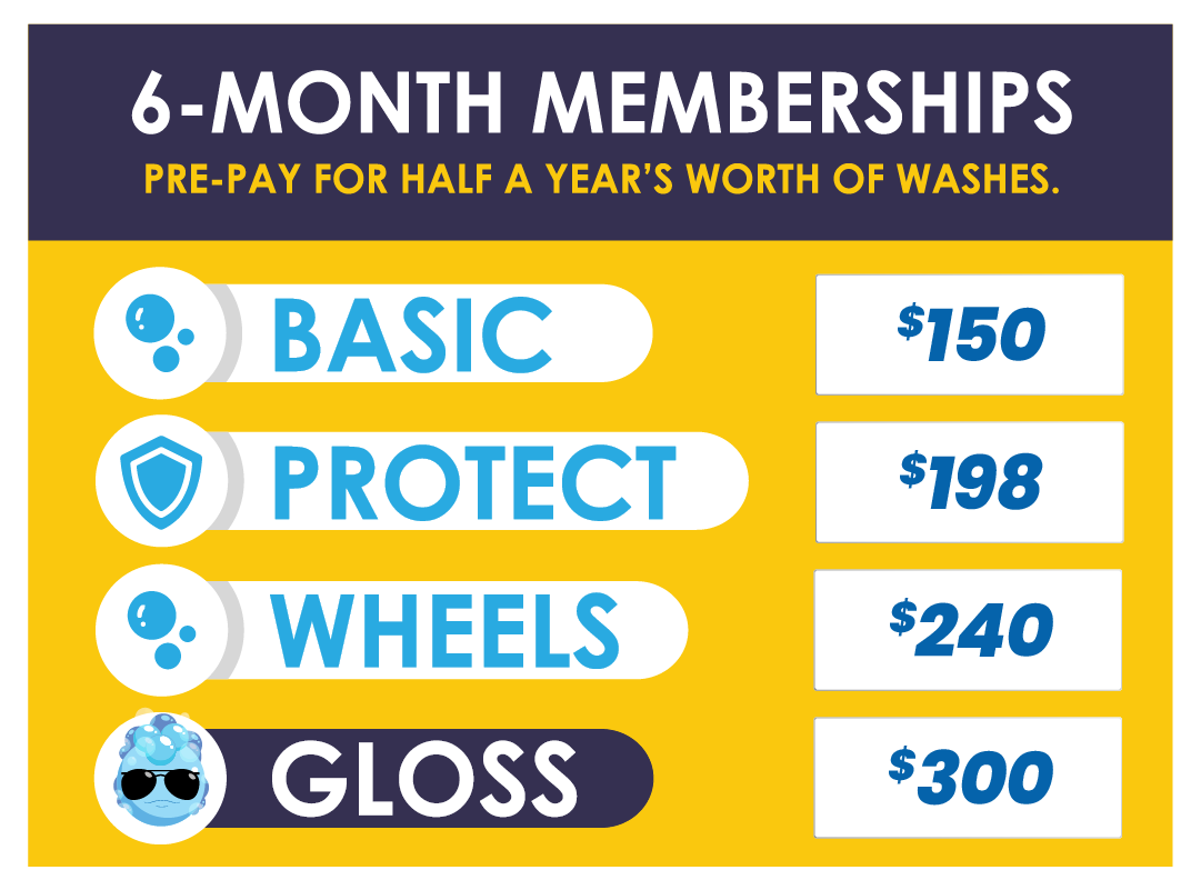 6-Month Membership Levels